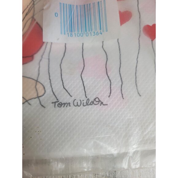 Tom Wilson Ziggy valentines day heart paper table cloth vintage - Picture 6 of 7